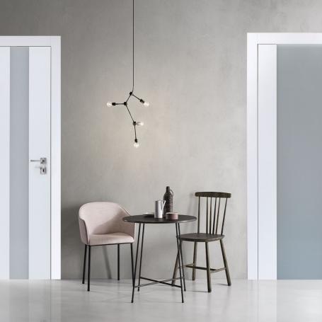 LAC.01 - Usa de interior lacuita si geam securizat mat